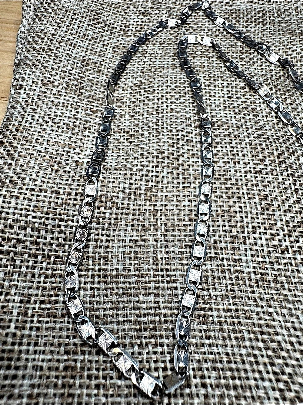 P. LUX .925 Flat Mariner Link Necklace